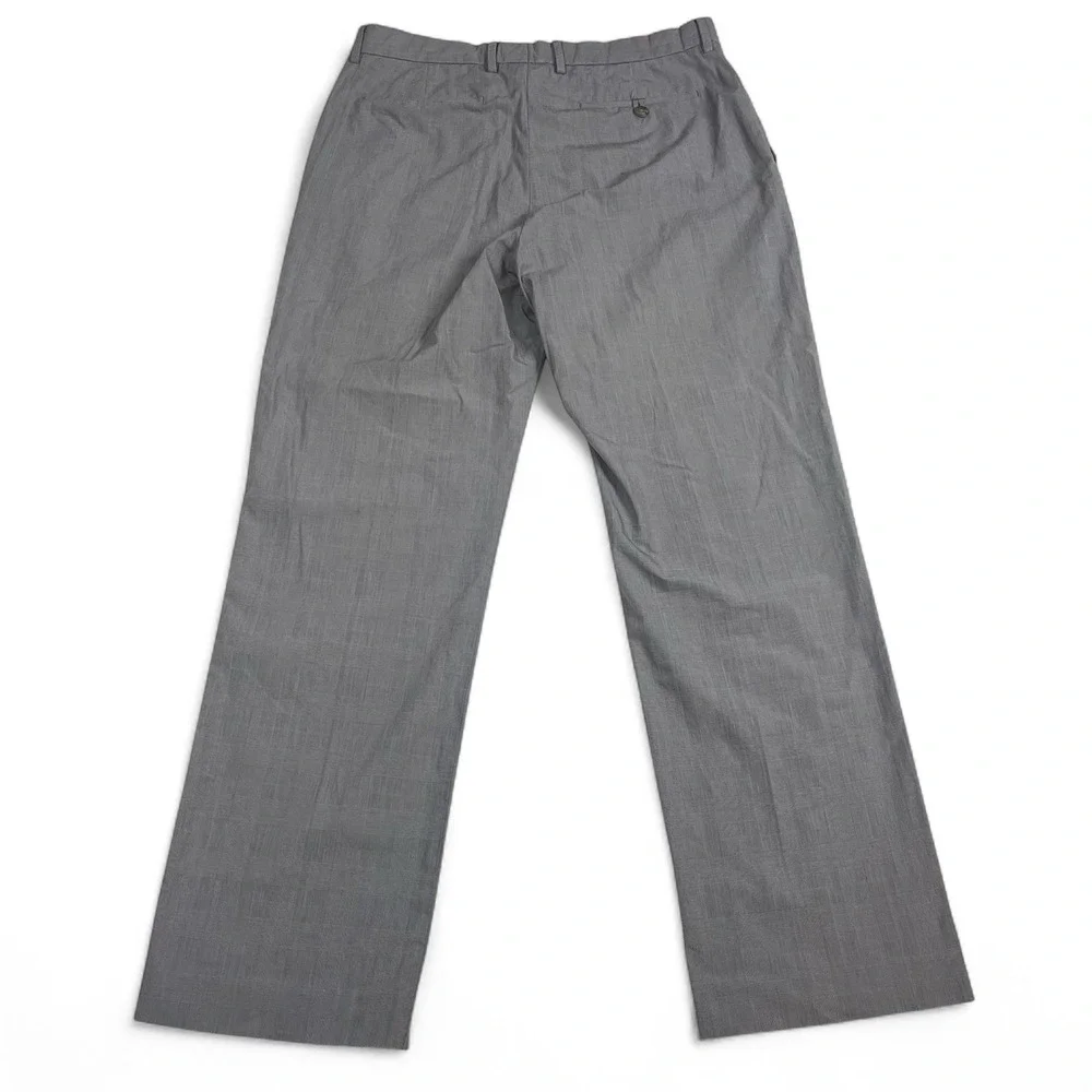 Banana Republic Mens 34x32 Gray‎ Glen Plaid Pants Dark Academia Preppy Old Money